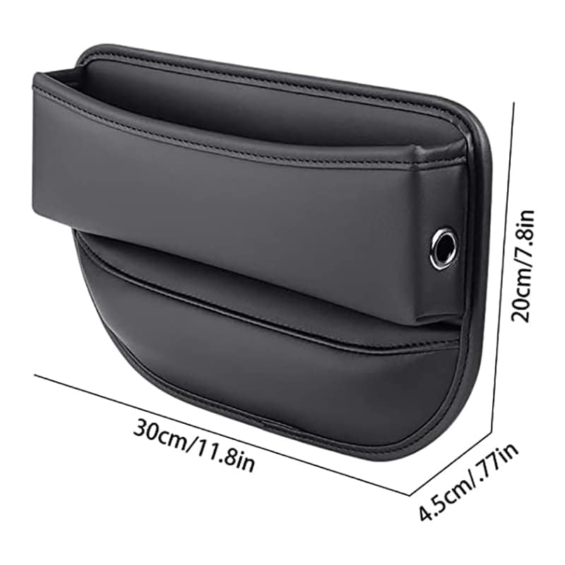 Premium Leather Car Storage Box for Car Seats
