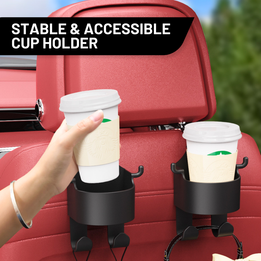 Back Seat Headrest Phone & Cup Holder