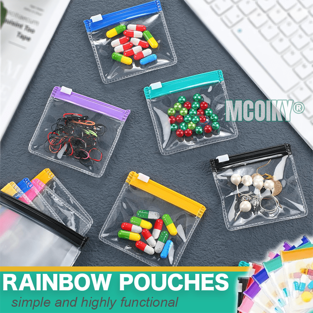 MCOIKY®  Reusable Zippered Mini Pouches (SET of 7)