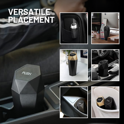 2025 Stylish Car Trash Can with Lid